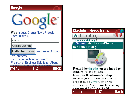 Opera mini all'opera...